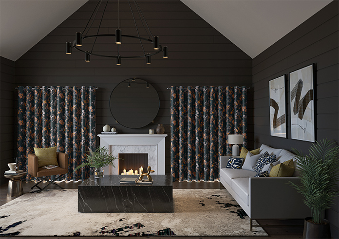 Orientalis, Jet - Made to Measure Curtains - Image 14